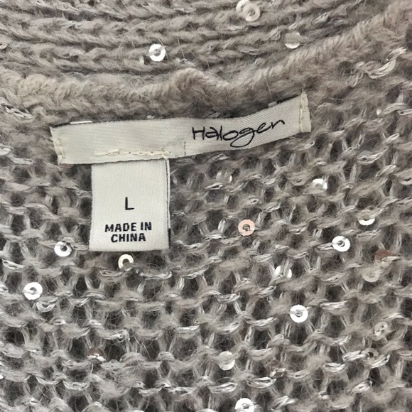 Halogen Open Front Sparkly Cardigan - Picture 3 of 4